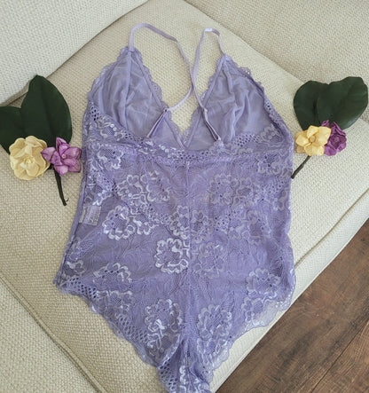 Purple Passion Lilac Teddy Lingerie - Aunt Belle’s House