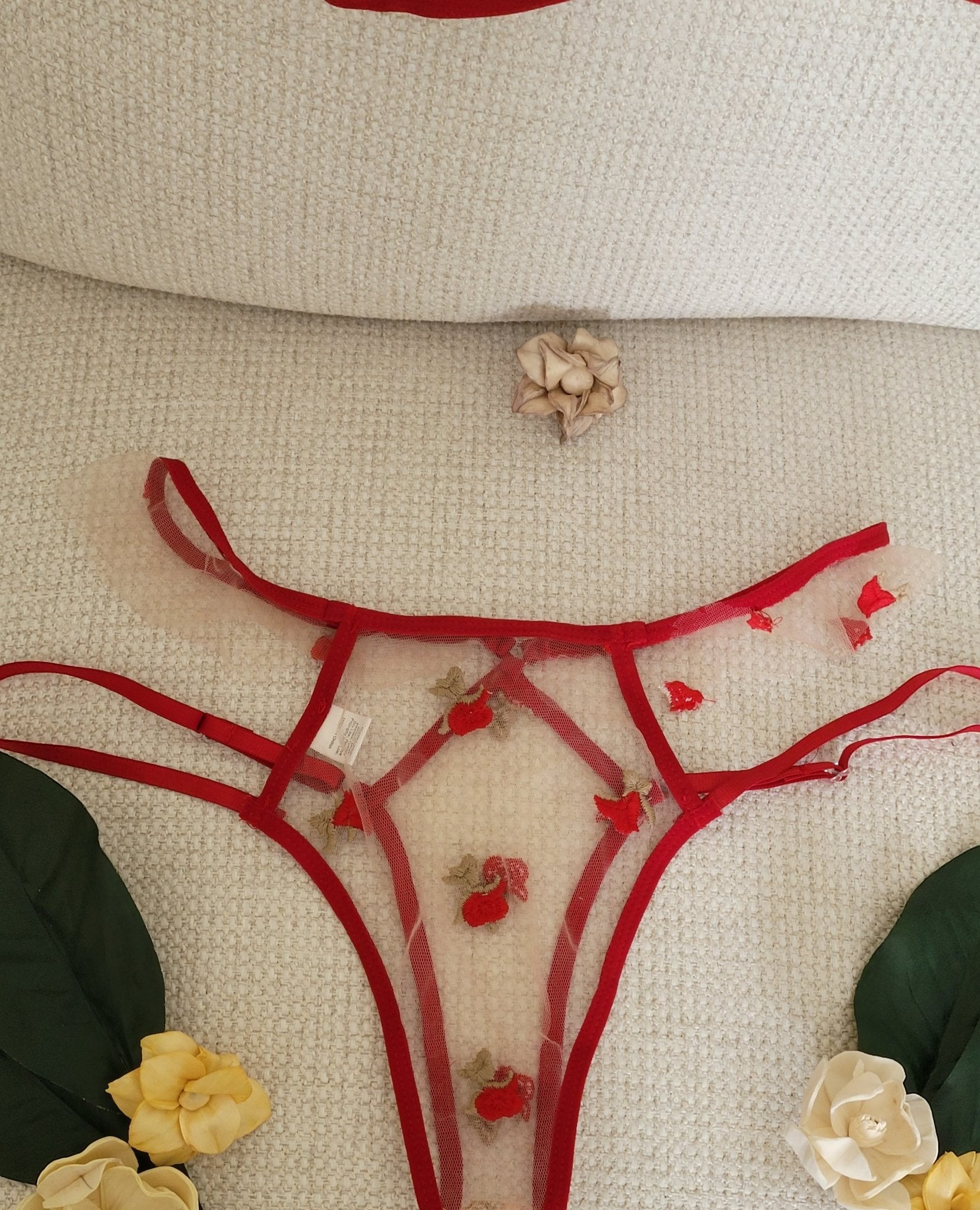 Sweet Cinnamon Floral Bra Panty Set - Aunt Belle’s House